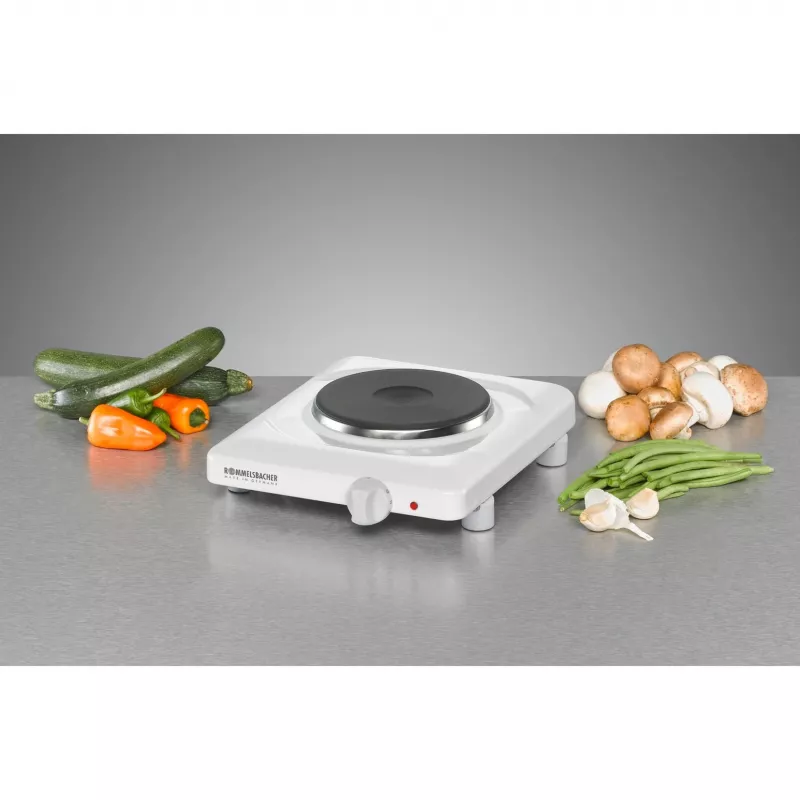 Rommelsbacher THL 1097 - Galda plīts - Balta - 1000W - 1m - 24,5 cm - 27,5 cm (THL 1097)