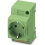 Phoenix Contact vadības skapja kontaktligzda EO-CF/PT/LED/GN zaļa 1 gab. (804041)