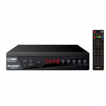 Digitālais TV uztvērējs MANTA DVBT005-SH ar DVB-T/T2 un HEVC atbalstu