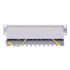 Plākstera panelis LANBERG PPF6-9012-S, 12 portu, metāla, pelēks, 1U, 215×130×44,5 mm