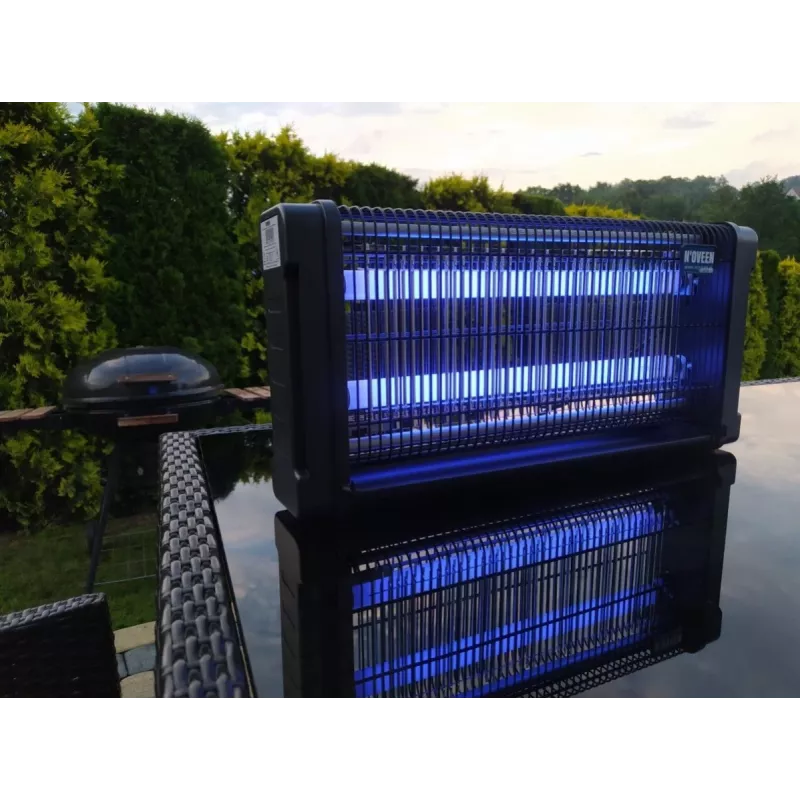 Insekticīdu lampa NOVEEN IKN30 Melns — UV gaisma, energoefektīva, iekštelpu kaitēkļu kontrole
