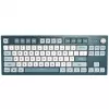 Montech MKey TKL tastatūra spēlēm USB tumši pelēka, gaiši zila, balta