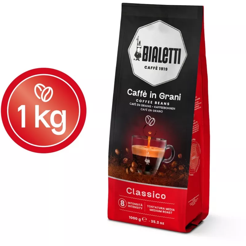 Bialetti Classico 1 kg Espresso vidēji grauzdēta kafija