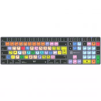 Logicklaviatūra Apple Logic Pro X2 Titan DE Mac — LKB-LOGXP2-TM-DE, vācu izkārtojums