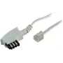 S/CONN 3m TAE-F - RJ11 balta ShiverPeaks TC 70043-W