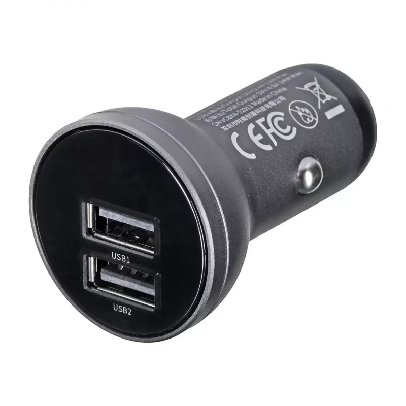 Baseus CCBX-0G mobilās ierīces lādētājs Universāls Melns, Pelēks cigarešu šķiltavu Auto