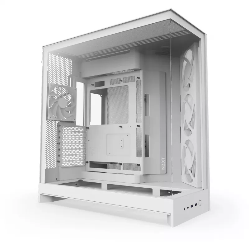 PC case NZXT H9 Flow RGB Midi Tower balta