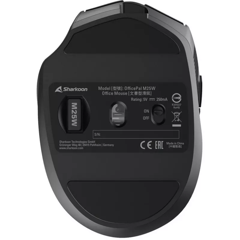 Sharkoon OfficePal M25W Black