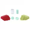 Kinetic sand Wonder Factory Nekad Nežūstošo Smilšu Maisiņš, Sarkans Laima Zaļš