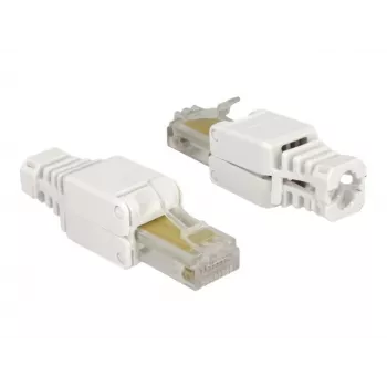 Wire connector DeLOCK 86415 RJ-45 balta
