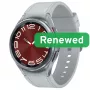 Samsung Renewed Galaxy Watch 6 Classic BT 43mm viedpulkstenis, sudraba krāsā, A klase