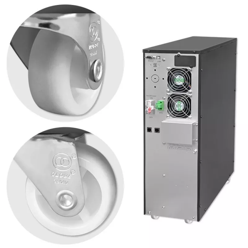 Nepārtrauktās barošanas avots QOLTEC 52283 6kVA 6000W PF 1.0