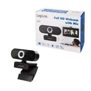 Tīmekļa kamera LogiLink UA0371 3 MP 1920 x 1080 pikseļi