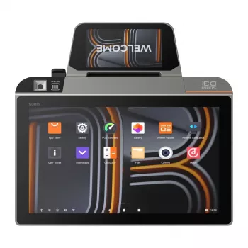POS terminālis SUNMI D3 MINI 10,1 collu projicēts kapacitīvs skārienekrāns ar USB un Bluetooth savienojumu