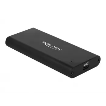 Delock - glabāšanas korpuss - M.2 - M.2 NVMe karte - USB 3.1 (Gen 2) - melns (42614)
