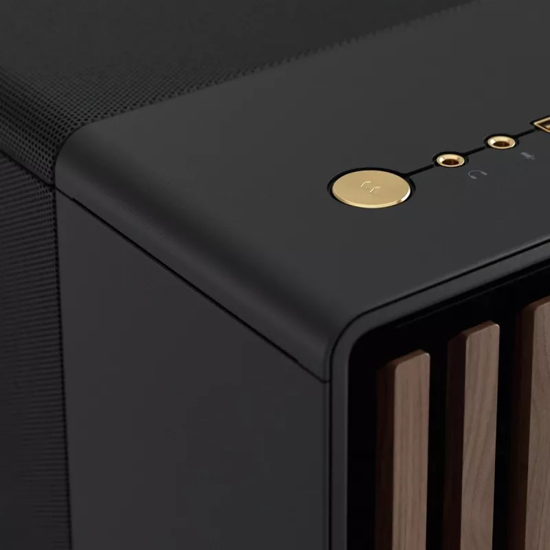 Fractal Design North Charcoal Melns Mesh Mid Tower Case - Melns