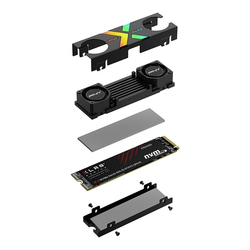 SSD disks PNY 1TB M.2 PCI Express 4.0 NVMe M280CS3150XHS-1TB-RB