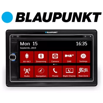 Auto multimediju uztvērējs BLAUPUNKT LEIPZIG 690 — DAB+, navigācija, Bluetooth, 200W, kravas auto/kempinga montāža