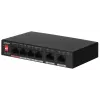 Dahua Technology PFS3006-4ET-60 Nepārvaldīts L2 Fast Ethernet (10/100) ar strāvas padevi caur Ethernet (PoE) Melns