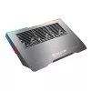 Klēpjdatora dzesētājs Tellur TLL491321 17,3 collu klēpjdatoriem, 3 ventilatori, RGB LED apgaismojums