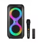 Portable music center MANTA SPK0401B100 Bluetooth speaker, 100 W peak, FM radio, karaoke, built-in baterija, X-BASS