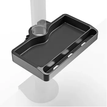 Plaukts ONKRON A35, melna ABS plastmasa, 190×105 mm, 160 g