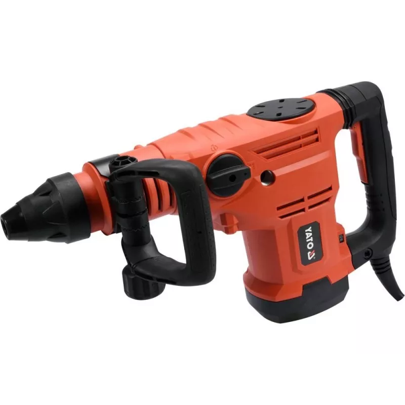 Rotējošais āmurs YATO YT-82135 1600 W SDS Max, 25 J trieciens, līdz 52 mm betona urbšanai