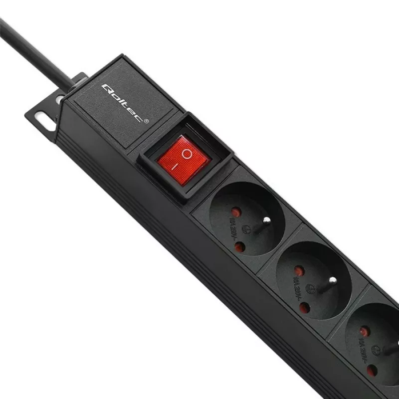 Barošanas sloksne statīvam 16A PDU, 16xFRENCH, vertikāla