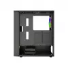PC Case GEMBIRD Fornax 4300 Midi Tower ATX, rūdīts stikls, 2x3.5 collu nodalījumi, 3x2.5 collu nodalījumi, ARGB ventilatoru atbalsts, USB 3.2 Gen1