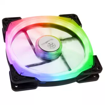 Korpusa ventilators SILVERSTONE SST-FW142-RGB 140mm 1500apgr./min - RGB LED, PWM savietojams