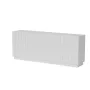 Kumode Cama LIVERTI 200x42x78 cm balta, 16 mm skaidu plātnes rāmis, 16 mm durvis