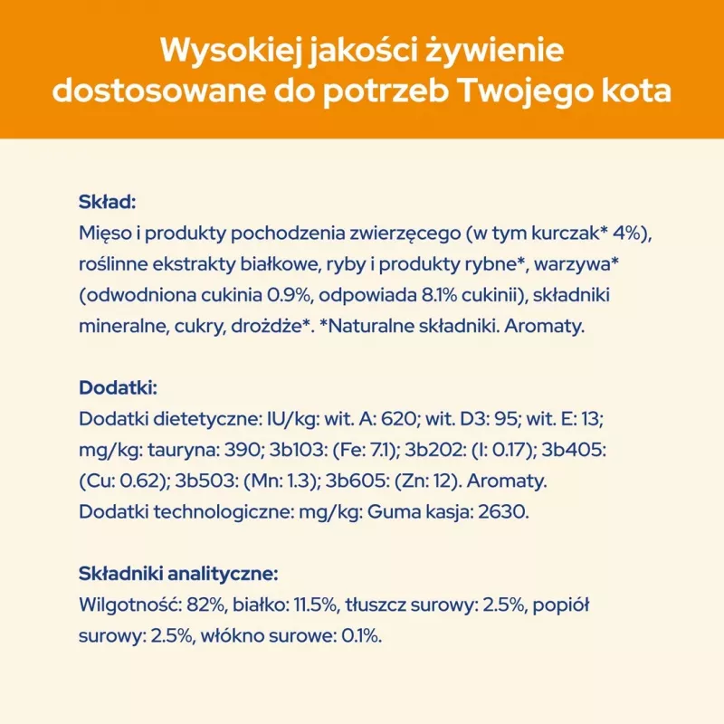 Mitrā kaķu barība Purina Nestlé Adult 1+ 10×85 g — vista, 11,5% olbaltumvielas, 82% mitrums