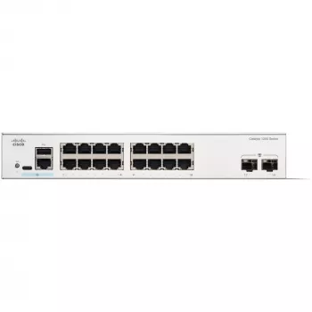 Pārvaldāmais slēdzis Cisco Catalyst 1200-16T-2G 16 pieslēgvietas GE 2x1GE SFP