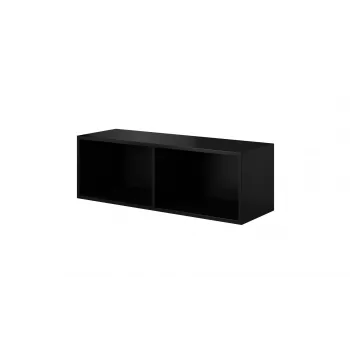 Atvērts glabāšanas skapis Cama ROCO RO2 112/37/37 melns
