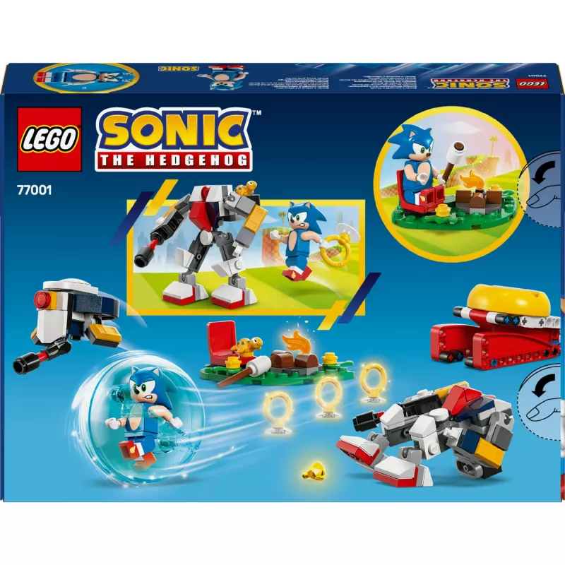 Konstruktors LEGO Sonic the Hedgehog 77001 Campfire Showdown, 177 daļas, 1 minifigūriņa, vecums 7+
