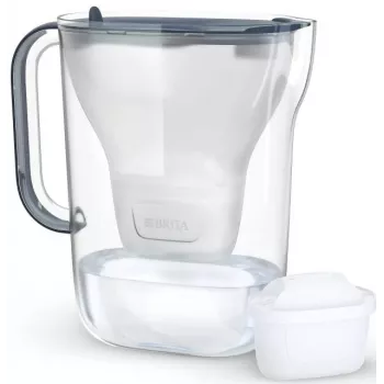BRITA ūdens filtra krūze Style Essential Graphite ar 4 MAXTRA Pro filtriem, 2,4 L tvertne, 1,4 L filtrēts