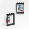 Attēlu rāmis Room Copenhagen LEGO attēlu rāmis melns — saderīgs ar LEGO minifigūru eksponēšanu