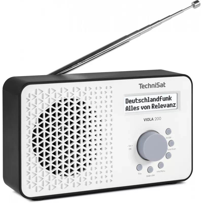 TV uztvērējs TECHNISAT VIOLA 200 balts/melns HD DVB‑S2