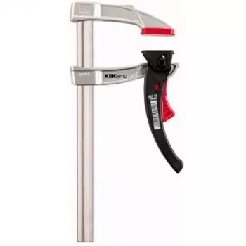 Stieņskava BESSEY KliKlamp KLI16 16 cm nerūsējošais tērauds melna sarkana