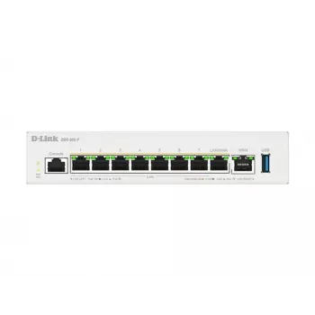D-Link DBR-600-P/B biznesa PoE maršrutētājs, Ethernet WAN, 2.5 Gigabit Ethernet, balts