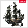 3D LED Puzzle Queen Annes L522H — dekoratīvs izgaismots modeļa komplekts