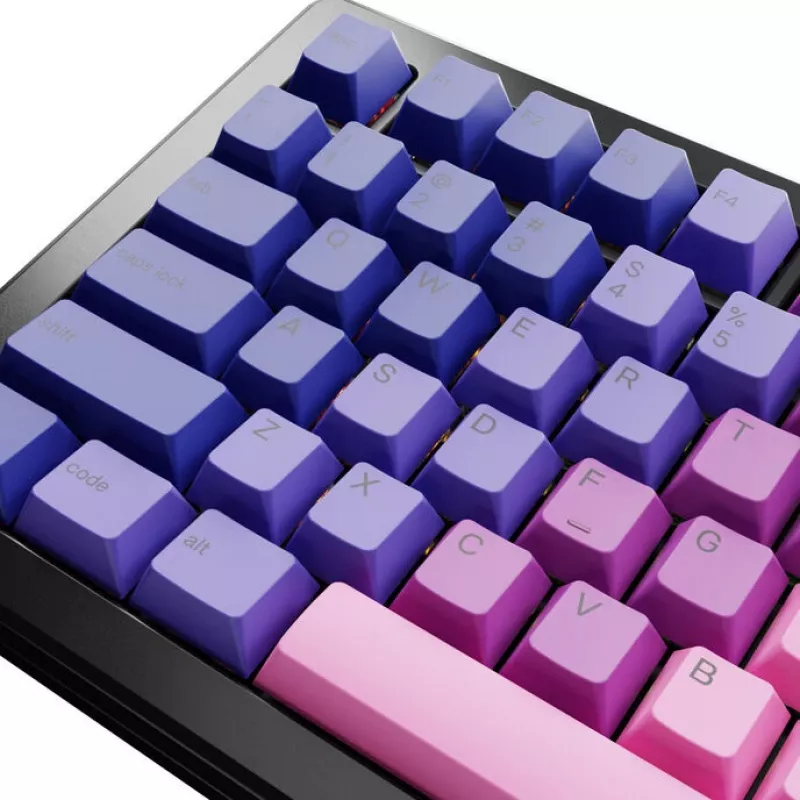 Keycaps GLORIOUS GPBT Gradient Nebula ANSI Layout PBT Dye-Sub taustiņu vāciņu komplekts