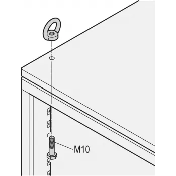 SCHROFF PACELŠANAS ACU KOMPLEKTS M10 4GAB. - Rack-Accessory (20117080)