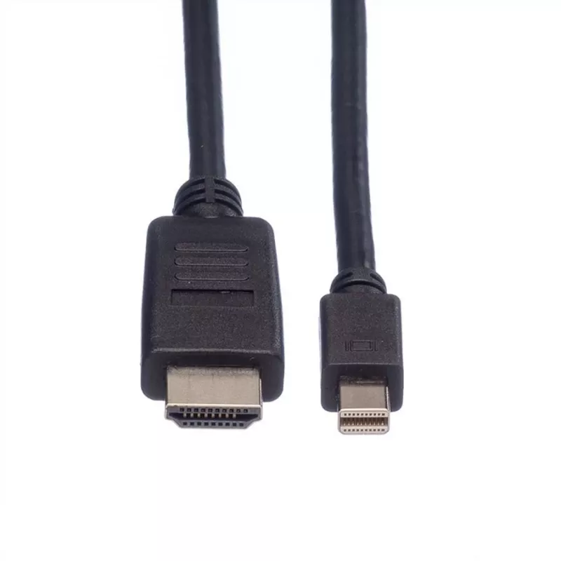 ROLINE Video kabelis — Mini DisplayPort (V) uz HDMI (V)