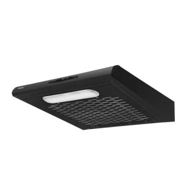 Iebūvējamā tvaika nosūcējs MPM MPM-61-PX-73, melns nerūsējošais tērauds, 600×190×560 mm, 175 m³/h, oglekļa filtrs