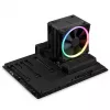 NZXT T120 RGB Procesora gaisa dzesētājs 12 cm Melns 1 gab.