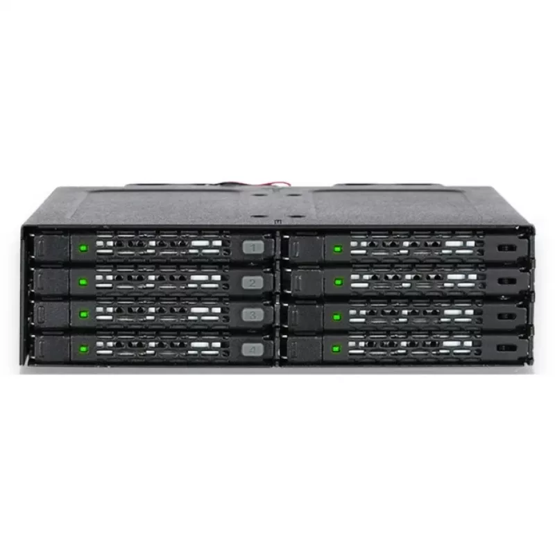 ICY DOCK - ToughArmor - MB998IP-B - 8 slotu 2,5 inch SAS/SATA SSD&HDD (7mm) aizmugures plates modulis