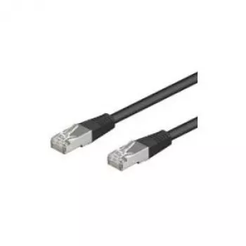 Wentronic Goobay CAT 5e komutācijas kabelis, SF/UTP, melns, 15 m - CCA vara maisījums (68668)