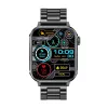 Viedpulkstenis Colmi P80 Steel Black ar Bluetooth un sirdsdarbības monitoru