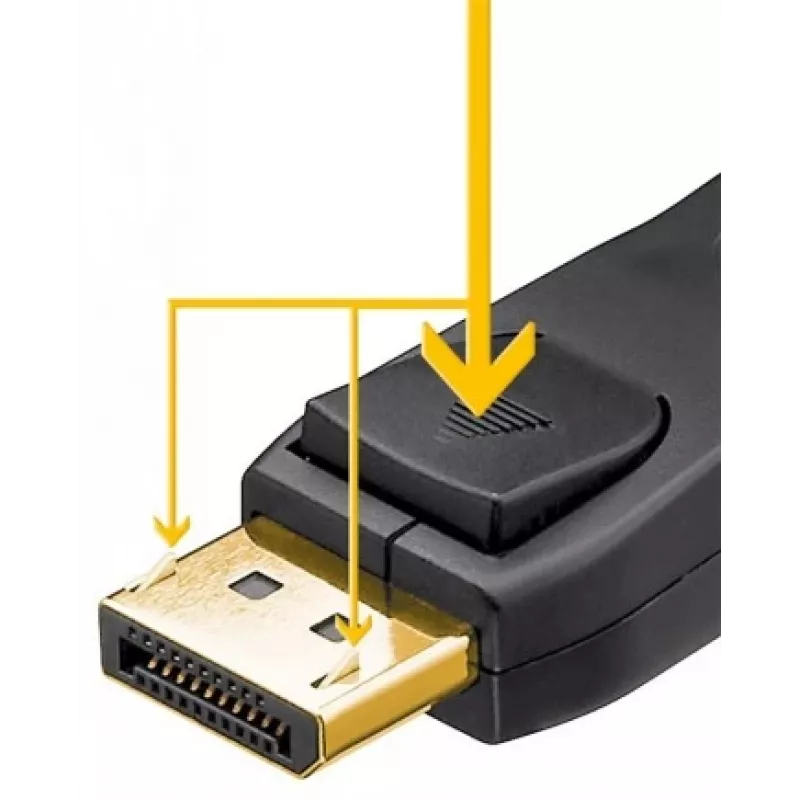 Goobay DISPLAYPORT-KABELIS 1.4, 5M, 32.4GBIT/S, 8K@60HZ/4K@240HZ